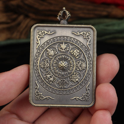 The ENLIGHTEMENT Thangka Pendant for Eliminating Ignorance