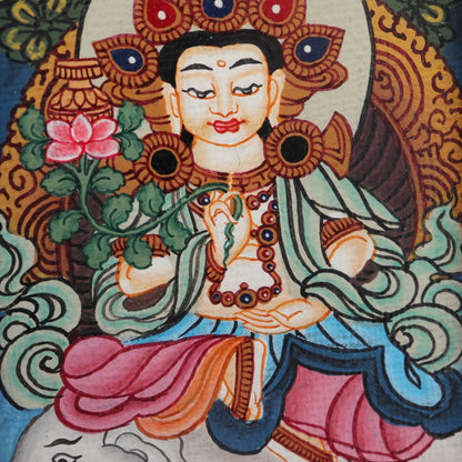 The ENLIGHTEMENT Thangka Pendant for Eliminating Ignorance