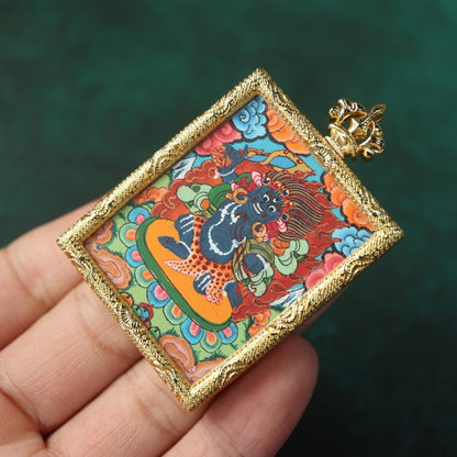 The STRENGTH Thangka Pendant for Eliminating  Fear