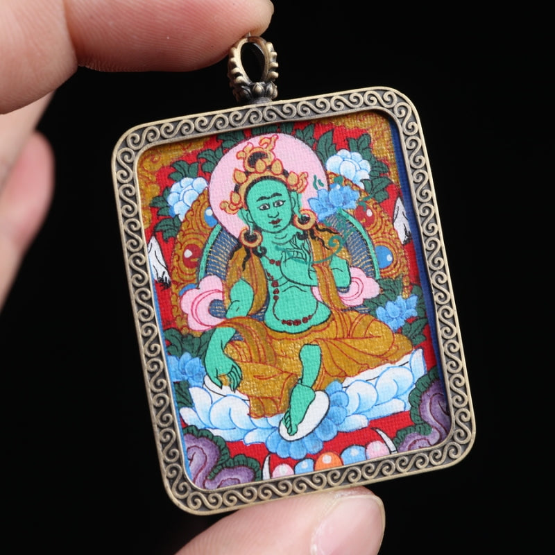 The WEALTH Thangka Pendant for Eliminating Poverty