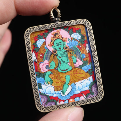 The WEALTH Thangka Pendant for Eliminating Poverty