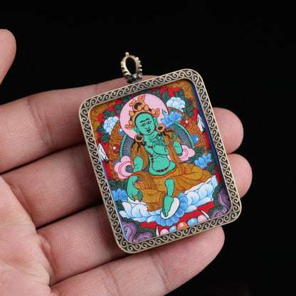 The WEALTH Thangka Pendant for Eliminating Poverty