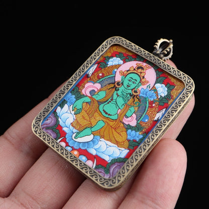 The WEALTH Thangka Pendant for Eliminating Poverty