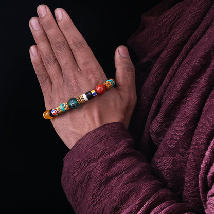 Wealth Energy Tibetan Treasures Bracelet