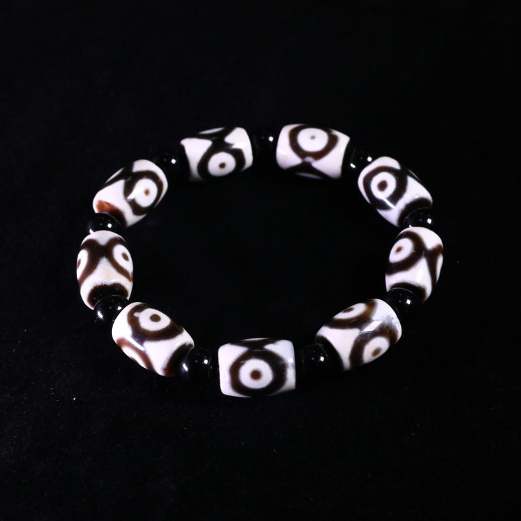 Protective Energy Dzi Tibetan Treasures Bracelet