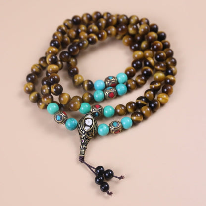 Wealth Energy Tiger's Eye Necklace