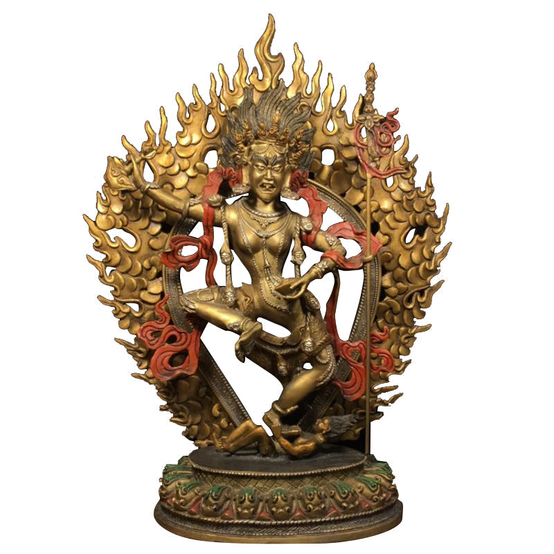 Vajravārāhī WEALTH Tibetan Statue for Eliminating Poverty