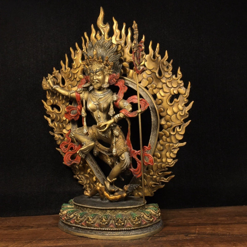 Vajravārāhī WEALTH Tibetan Statue for Eliminating Poverty