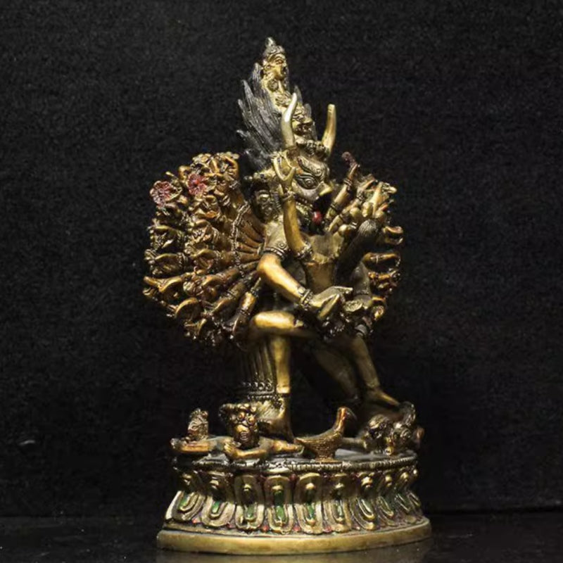 Yamantaka IMMORTAL Tibetan Statue for Eliminating Senescence