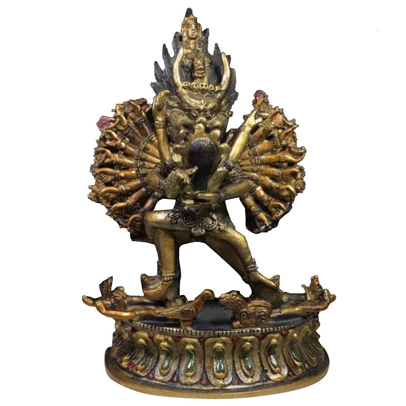 Yamantaka IMMORTAL Tibetan Statue for Eliminating Senescence