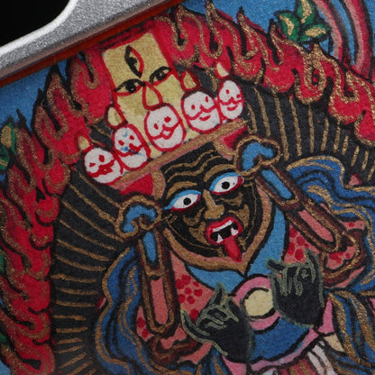 Zhajilamu (Shakyamuni Buddha) Tibetan Thangka Pendant Full-length Image