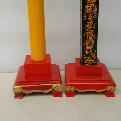 Zhengyi Dao, Taoist magic tools, Taoist articles, hit ghost stick, Tianpeng ruler, two sets including base