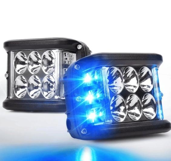 Car Dual Sides LED Dual Color Light🚗✨Great Sale⛄BUY 2 Get 10% OFF - GiftSparky