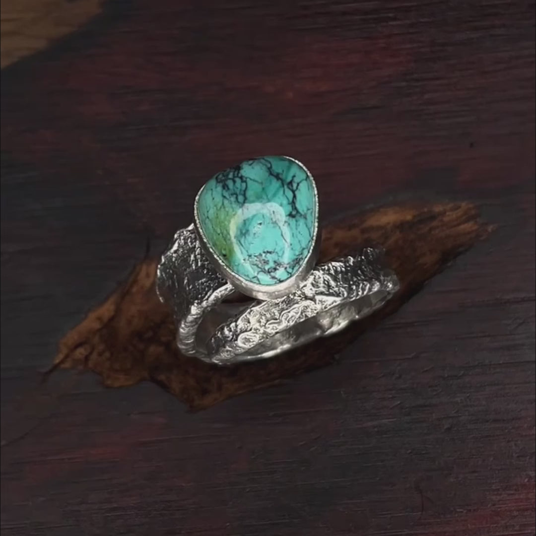 Sworn Wealth Oath Turquoise Rings