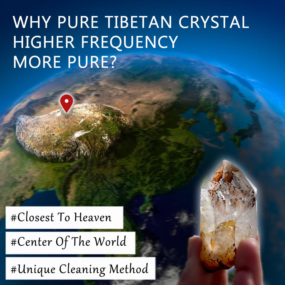 Tibetan Angel Quartz Crystal Healing Energy Protection