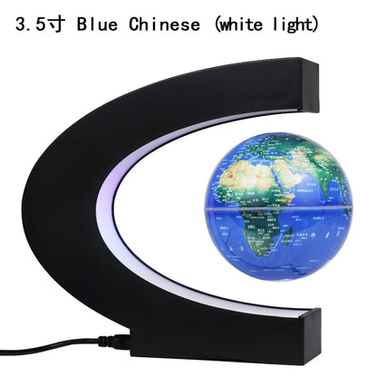 illuminating school teaching supplies suspension anti-gravity earth magnetic levitation globe World Map home desk decoration