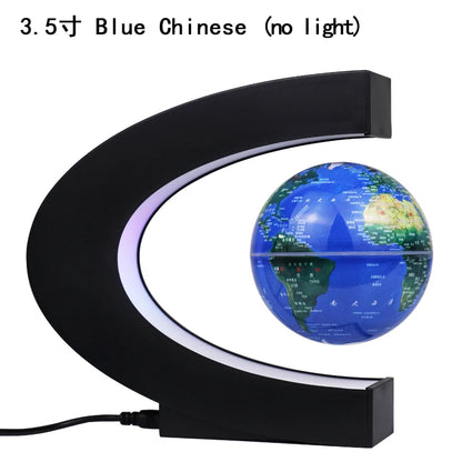 illuminating school teaching supplies suspension anti-gravity earth magnetic levitation globe World Map home desk decoration