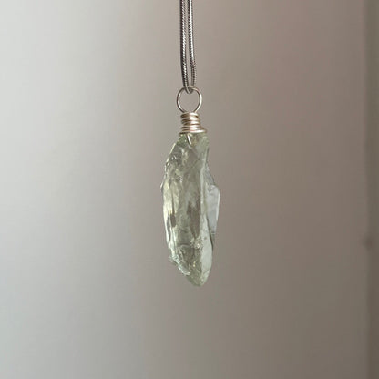 Purity Energy Crystal Quartz Cupronickel Pendants