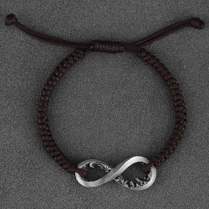 Infinity Guard Handcrafted Silver Bracelet