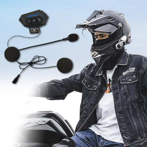 BT12 Motorcycle Helmet Bluetooth Headset - GiftSparky